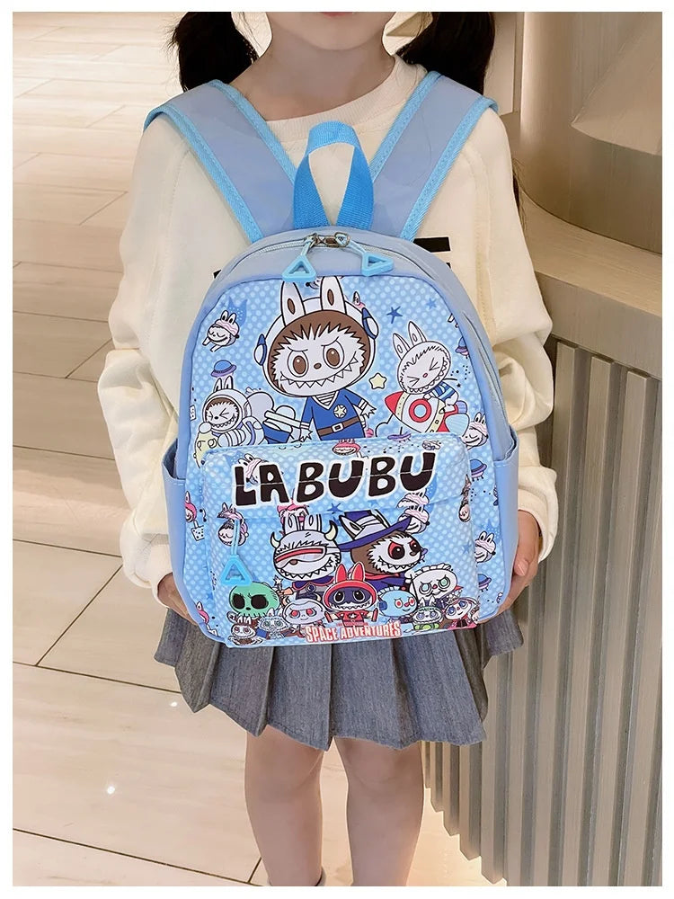 Kinderrugzak Met Schattige Cartoonprint Labubu En Grote Groot Capaciteit