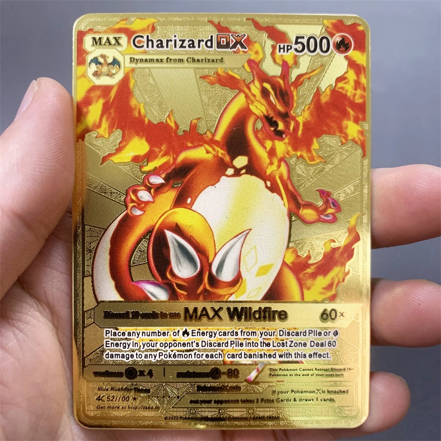 Metalen Pokémon Kaart (Engels)
