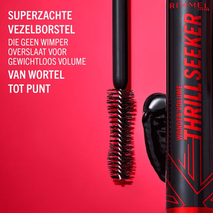 Mascara Rimmel London Wonder'Volume Thrill Seeker - 004 Pitch Black