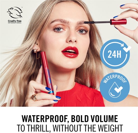 Mascare Rimmel London Wonder'Volume Thrill Seeker Waterproof - 01 Black