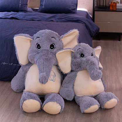 BABIQUC Knuffel Olifant – Zacht en Schattig Kussen voor Een Gelukkige Slapen