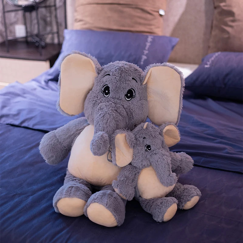 BABIQUC Knuffel Olifant – Zacht en Schattig Kussen voor Een Gelukkige Slapen