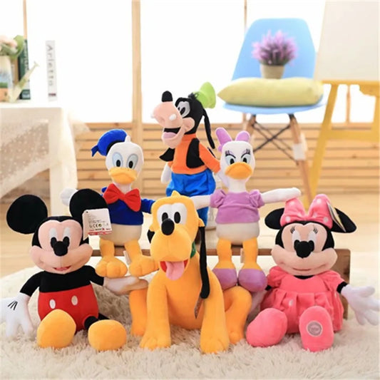 Pluche Disney Knuffels Mickey Mouse Cartoon Zachte Speelgoed