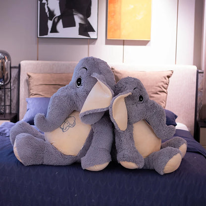 BABIQUC Knuffel Olifant – Zacht en Schattig Kussen voor Een Gelukkige Slapen