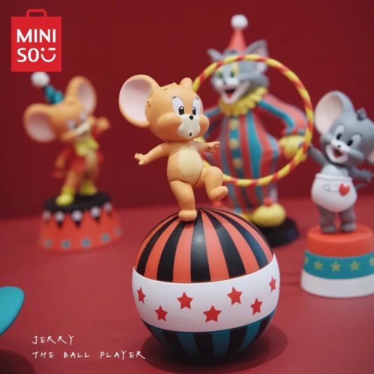 MINISO Tom en Jerry Circus Serie Blind Box – Schattige Anime Decoratie voor Kinderen