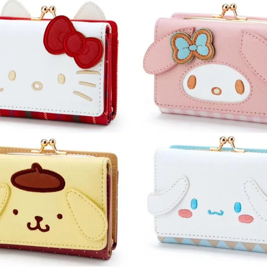 Portemonnee Sanrio Hello Kitty 11x3.5x8 cm 8-vaks Voor Dagelijks Gebruik