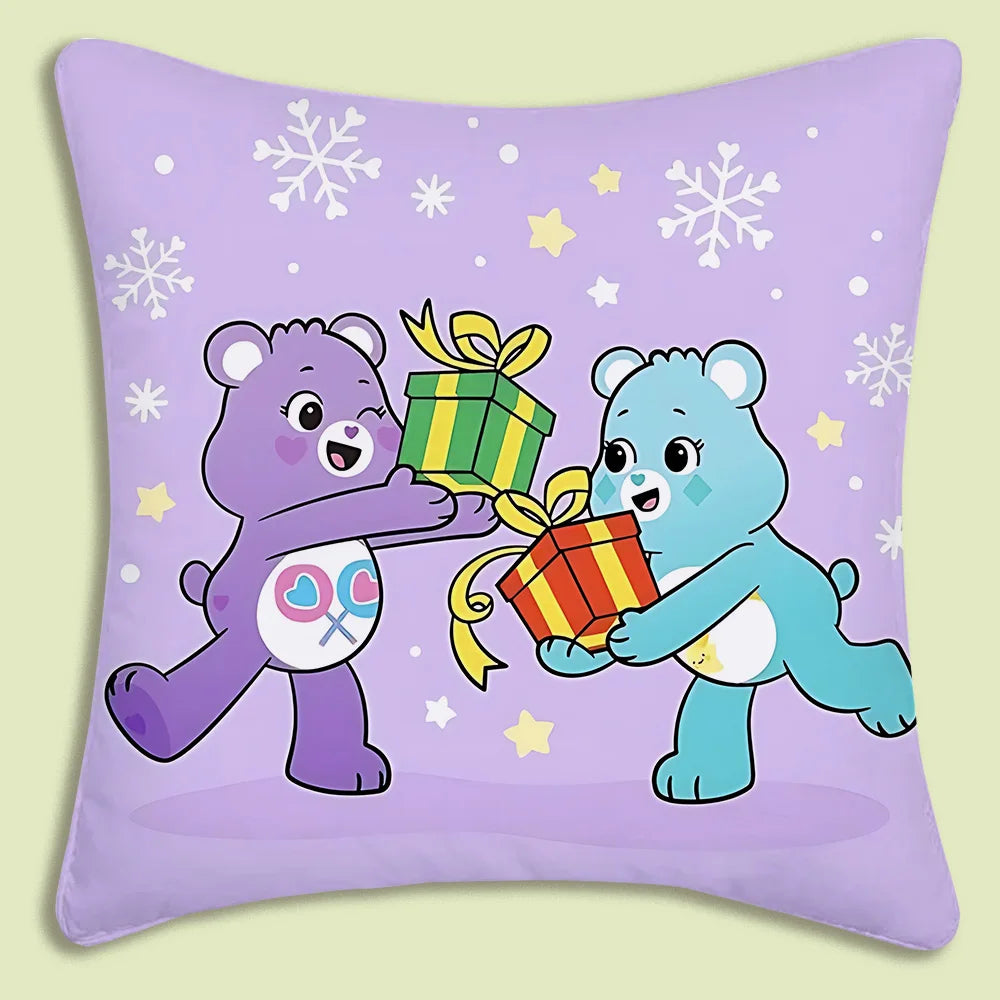 Kussenslopen Cartoon Care Bears Met Dubbelzijdige Print En Zachte Plush