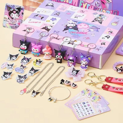 Sanrio Hello Kitty Kuromi Adventskalender Figuren – DIY 2025 24 dagen
