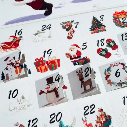 Adventskalender 2025 Sneeuwvlok – 24 Lege Dozen om zelf te vullen