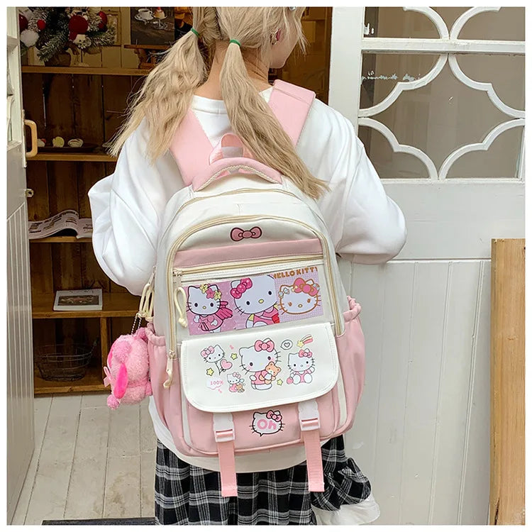 Sanrio Hello Kitty My Melody Rugzak met ruime capaciteit