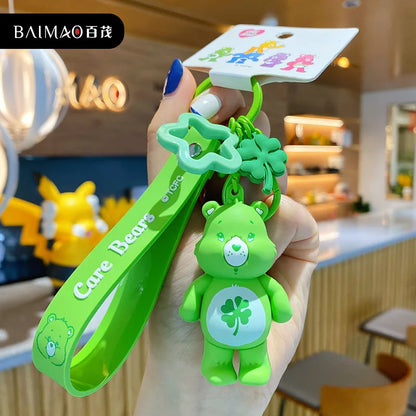 Sleutelhanger Carebear Regenboogbeer Trendy en Schattig Geschenk