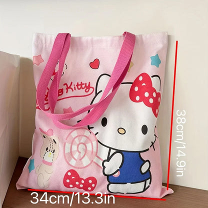 Sanrio Pochacco Cinnamoroll Canvas Tas – Grote Capaciteit