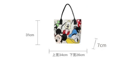 Disney Mickey Mouse Canvas Schoudertas – Grote Inhoud