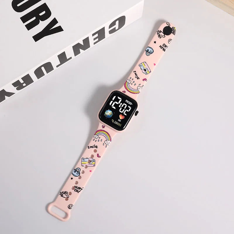 Kinderen Smartwatch Hello Kitty Digitale Horloge Voor Meisjes