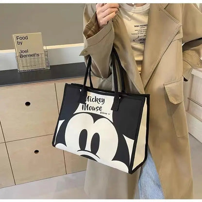 Disney Mickey Mouse Canvas Tas - Grote Capaciteit