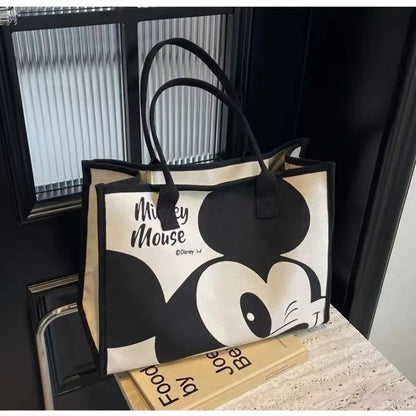 Disney Mickey Mouse Canvas Tas - Grote Capaciteit