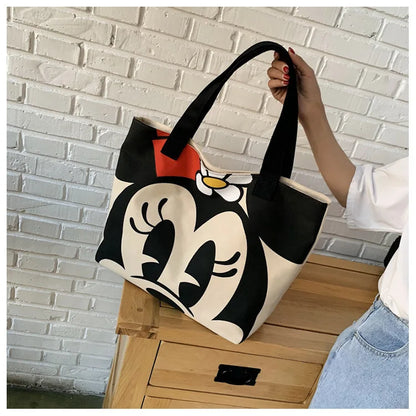 Disney Mickey Minnie Mouse Canvas Tas - Grote Ruimte