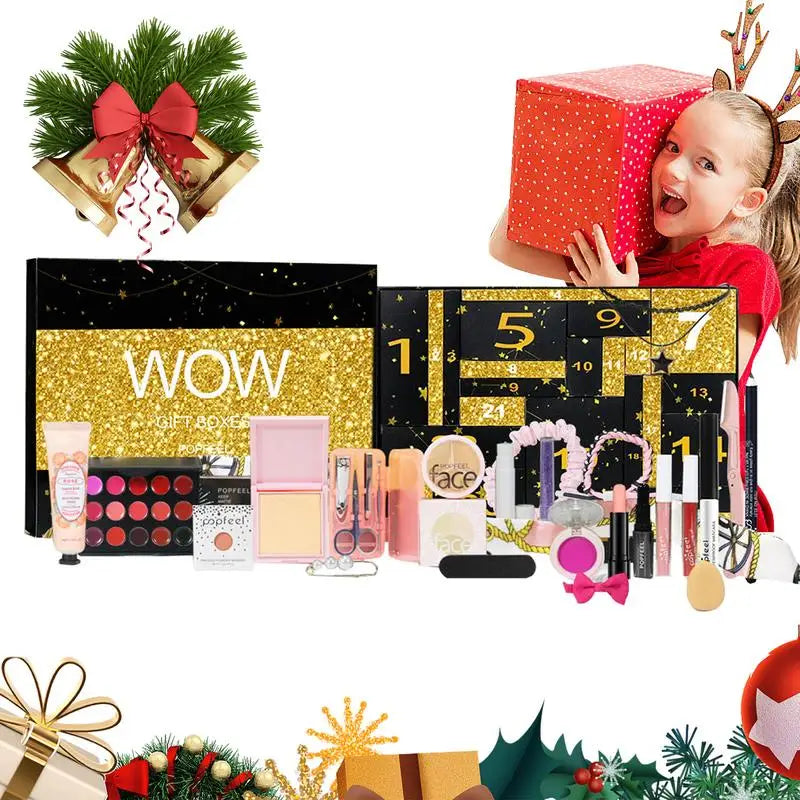 GlowNova 24 Dagen Adventskalender Make-up Set – All-in-One 2025
