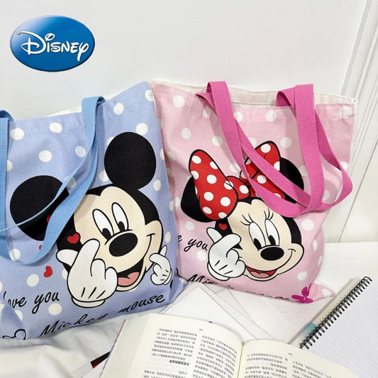 Disney Mickey en Minnie Mouse Canvas Tas – Grote Inhoud
