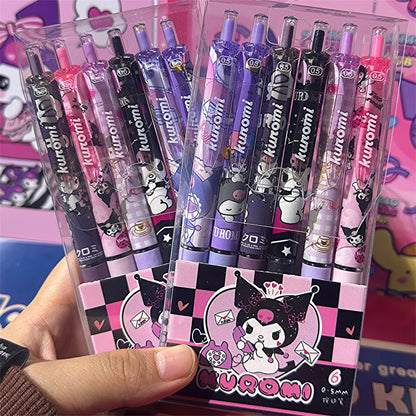 Gelpennen Set Sanrio Hello Kitty & Kuromi, 6-delig 0.5mm