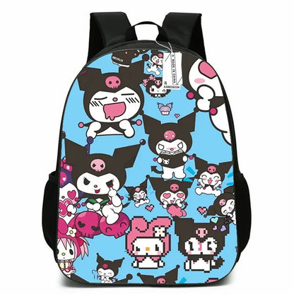 Kawaii My Melody Kuromi Rugzak – Grote Capaciteit Schooltas