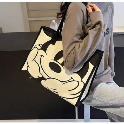 Disney Mickey Mouse Canvas Tas - Grote Capaciteit