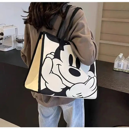 Disney Mickey Mouse Canvas Tas - Grote Capaciteit