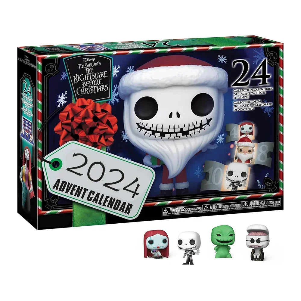 Adventskalender Funko Pop 24-dagen 2025 Disney, The Nightmare Before Christmas, Harry Potter,  Marvel, Super Heroes, Pokemon