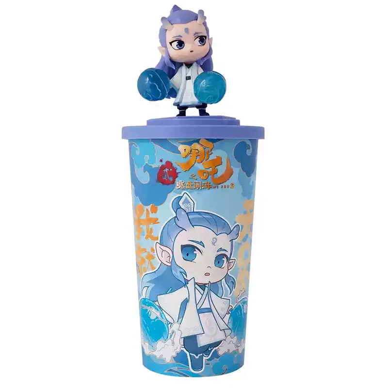 Hot Toys Ne Zha Aobing Topper Cup Figurine – Exclusieve Theatersouvenir met Rietje