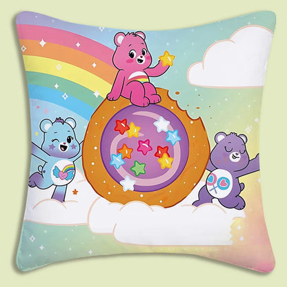 Kussenslopen Cartoon Care Bears Met Dubbelzijdige Print En Zachte Plush