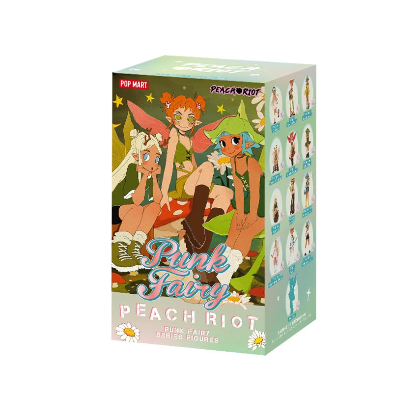 Officiële POP MART Peach Riot Punk Fairy Serie Mystery Box – Verrassende Verzamelfiguur