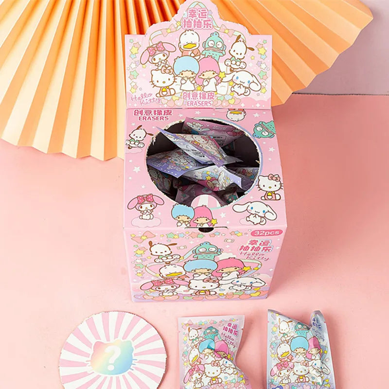 MINISO 32 Pcs Sanrio Pokemon Figure Gummetjes – Leuke Stationery Geschenken