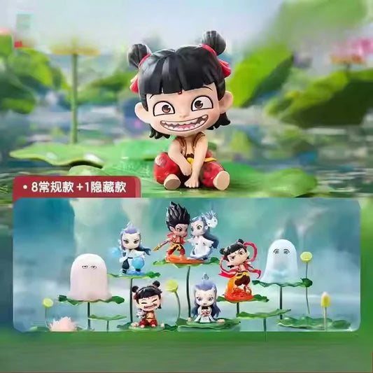 APWIKOGER Ne Zha Aobing Figurine – Schattige Anime Decoratie voor Thuis