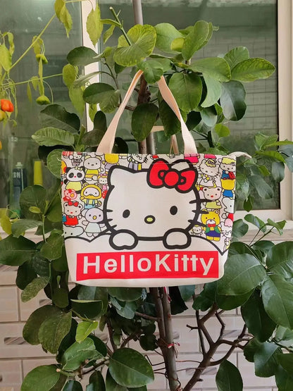 Sanrio Hello Kitty Canvas Tas – Lichtgewicht en Groot
