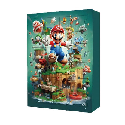Super Marios Bros Adventskalender 2025 24-delig – PVC