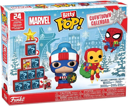 Adventskalender Funko Pop BITTY 24-dagen Marvel Comics 2025