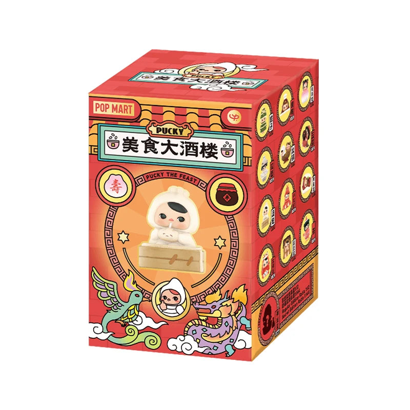 Officiële POP MART PUCKY The Feast Series Mystery Box – Schattige Verassingsspeelgoed Figuren