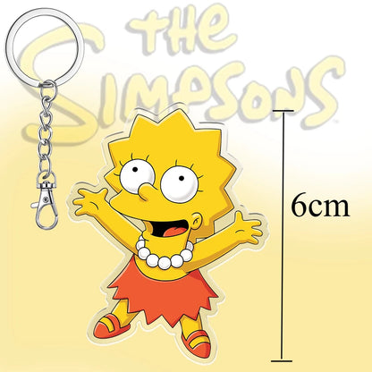 Sleutelhanger De Simpsons 6cm Schattig Acryl Cadeau