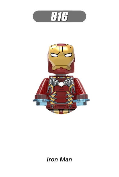 Bouwset met 1002 Marvel Deadpool en Iron Man voor Kinderen