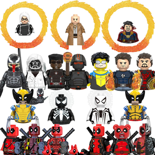 Marvel Bouwstenen Set - Wolverine Deadpool Speelgoed Gift