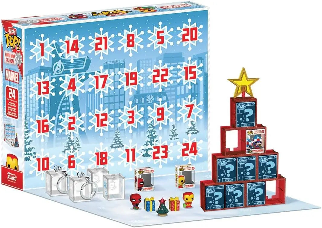 Adventskalender Funko Pop BITTY 24-dagen Marvel Comics 2025