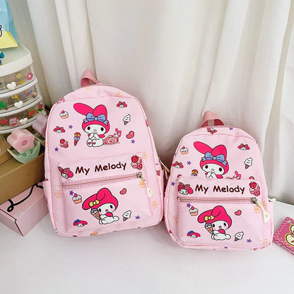 Sanrio Kuromi Hello Kitty My Melody Rugzak – Schattig Pompom Purin