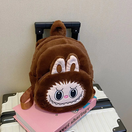 MINISO Labubu Pluche Rugzak  – Schattige Cartoon