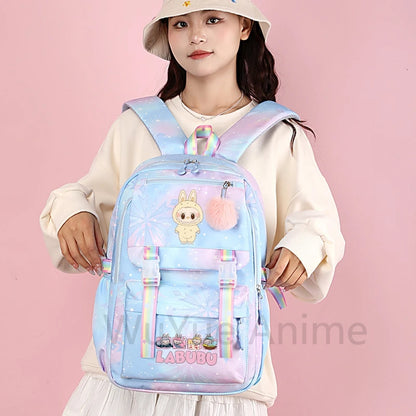 Schattige Labubu backpack rugzak  – Waterdichte Ruime capaciteit