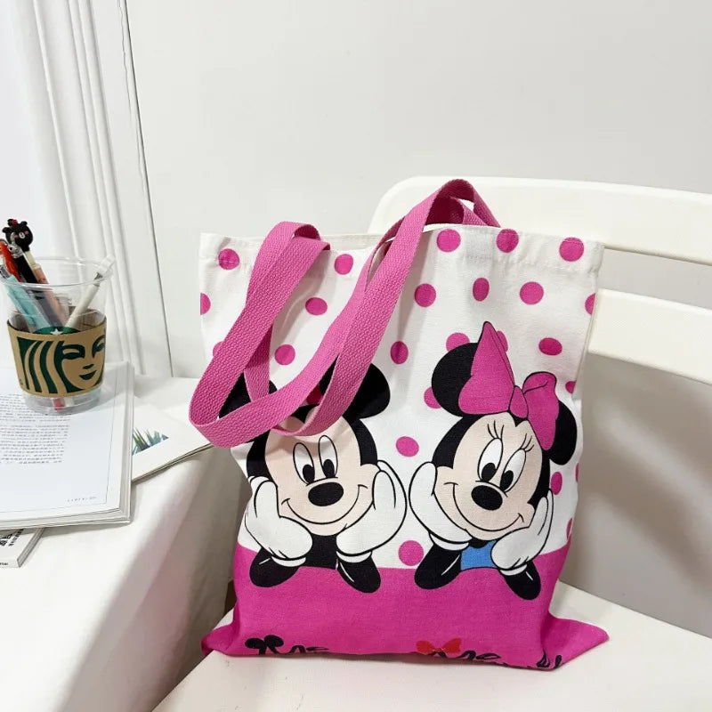 Disney Mickey en Minnie Mouse Canvas Tas – Grote Inhoud
