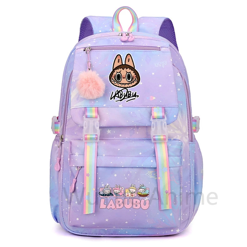 Schattige Labubu backpack rugzak  – Waterdichte Ruime capaciteit