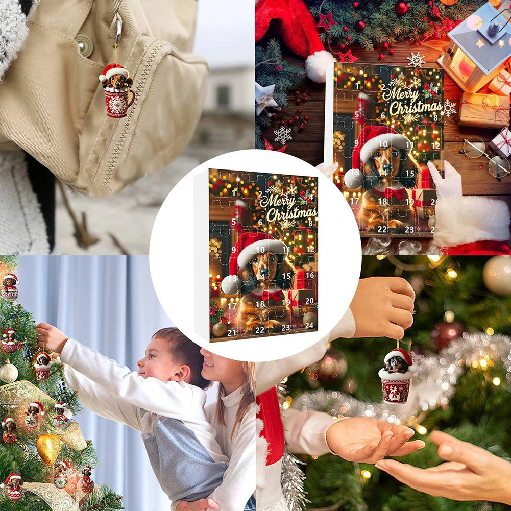 Schattige Teckel Adventskalender 2025
