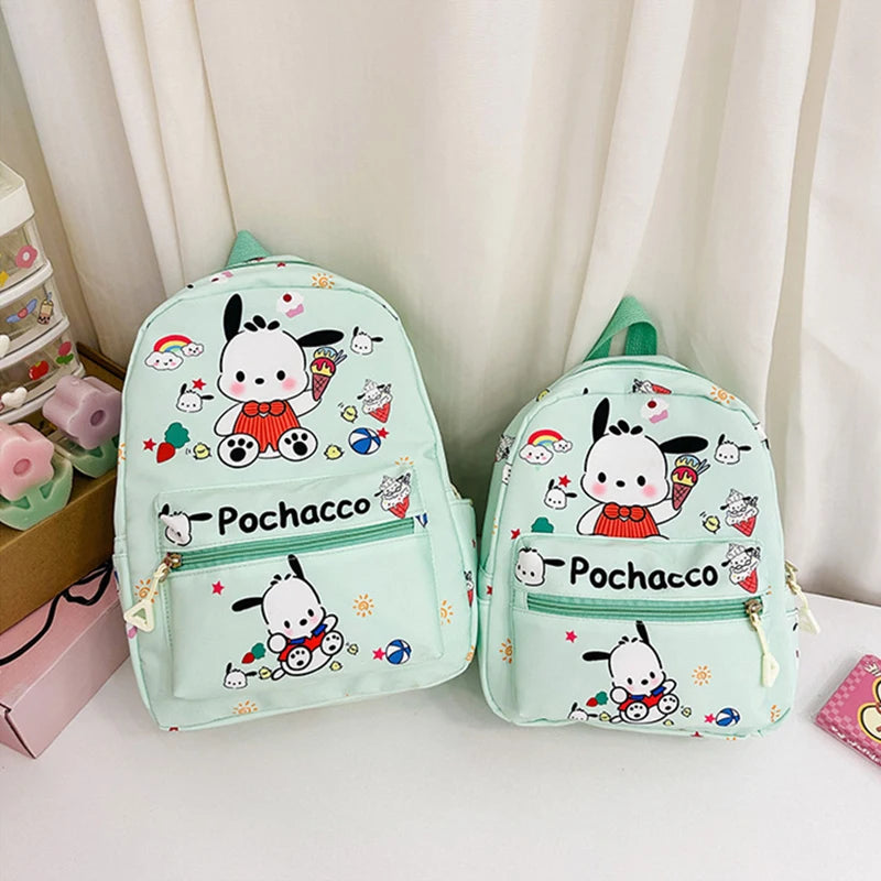 Sanrio Kuromi Hello Kitty My Melody Rugzak – Schattig Pompom Purin