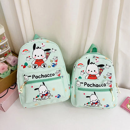 Sanrio Kuromi Hello Kitty My Melody Rugzak – Schattig Pompom Purin