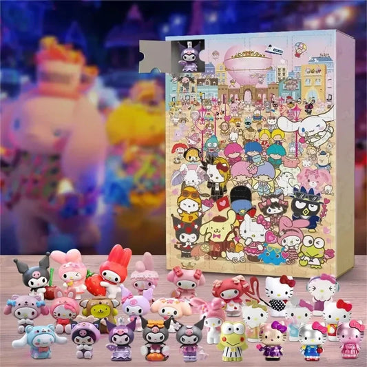 Kerstkalender Miniso Sanrio Met Anime Figuren Voor Kinderen 2025